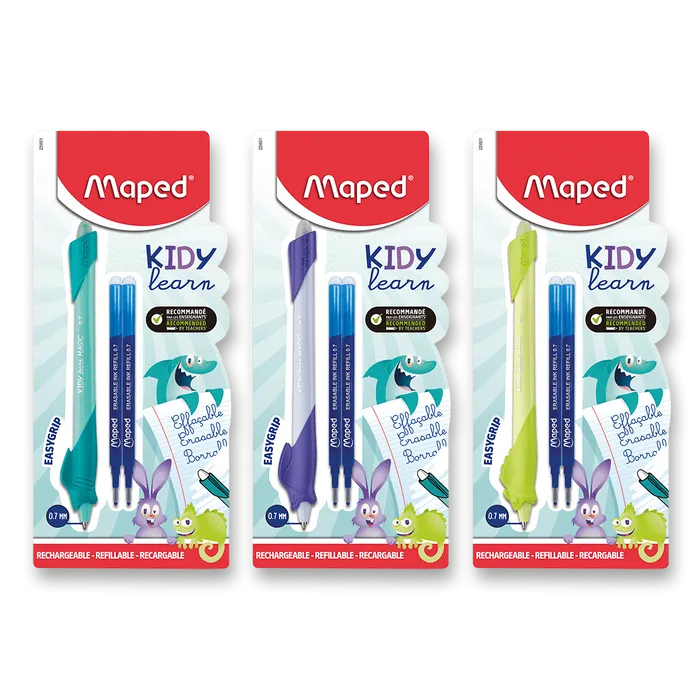Główne zdjęcie produktu Gumovací pero Maped Kidy Learn Magic - blistr, mix motivů