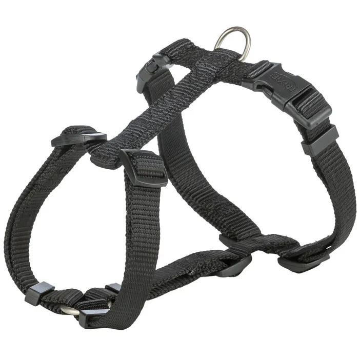 Główne zdjęcie produktu H-postroj PREMIUM - černý XXS-XS:hruď:20-32cm/10mm