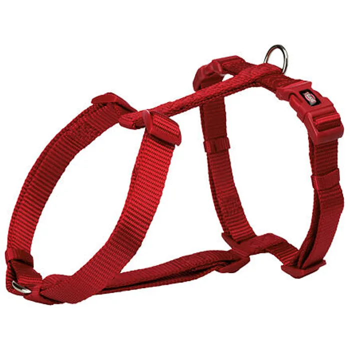 Główne zdjęcie produktu H-postroj PREMIUM - červený S-M:hruď:42-60cm/15mm