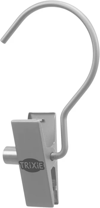 Główne zdjęcie produktu Háček s klipsem, 6.2 x 11.3 x 2.9 cm, stříbrná matná