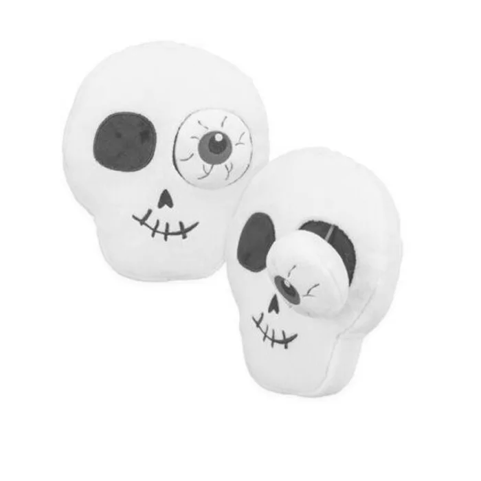 Główne zdjęcie produktu Halloween Skull - lebka, plyšová hračka pro psy, 19 cm