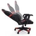 Krzesło gamingowe E-Blue COBRA RACING, czerwone