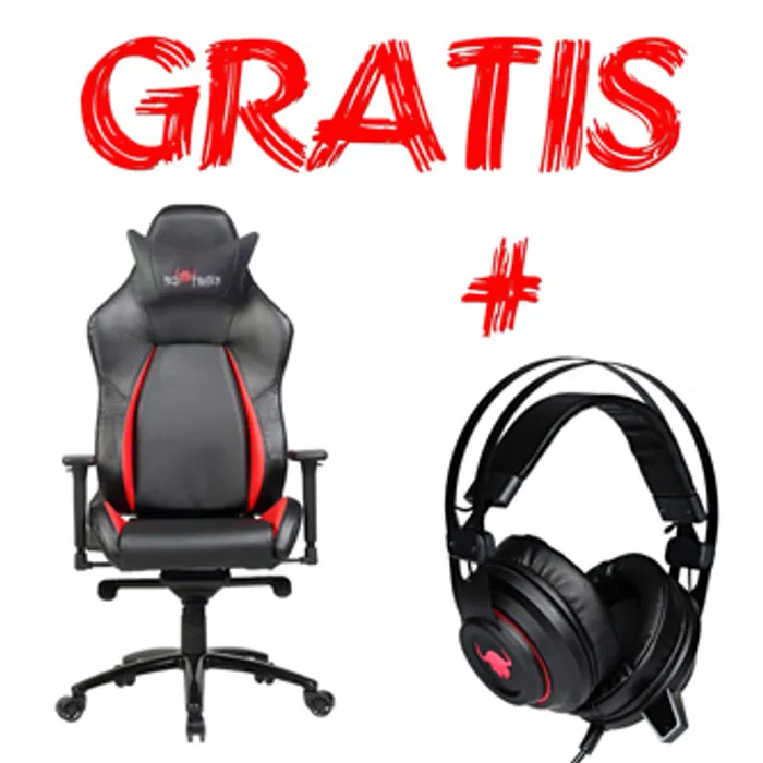 Główne zdjęcie produktu Herní křeslo Red Fighter C2, černé, + sluchátka Red Fighter H3, PROMO