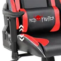 Fotel gamingowy Red Fighter C8, czarny, + mysz Marvo M519, PROMO, podświetlenie RGB