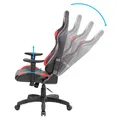 Fotel gamingowy Red Fighter C8, czarny, + mysz Marvo M519, PROMO, podświetlenie RGB