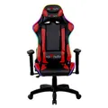 Fotel gamingowy Red Fighter C8, czarny, + mysz Marvo M519, PROMO, podświetlenie RGB