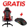 Następne zdjęcie produktu Fotel gamingowy Red Fighter C8, czarny, + mysz Marvo M519, PROMO, podświetlenie RGB