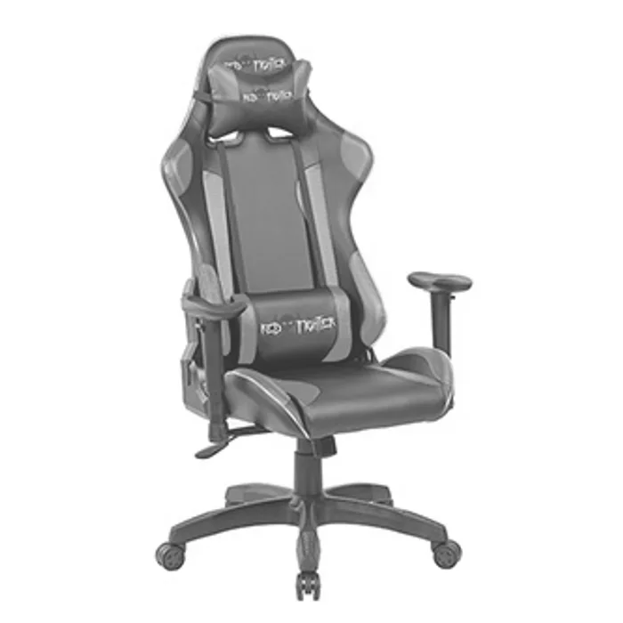 Główne zdjęcie produktu Herní křeslo Red Fighter C8, černé, odnímatelné polštářky, RGB podsvícení