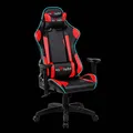 Dla gracza fotel Red Fighter C8, czarna, odczepiany zagłówek, podświetlenie RGB