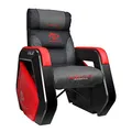 Sofa gamingowa E-Blue AUROZA, szaro-czerwona, regulowana