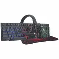 Dla gracza fotel Red Fighter C8, czarno-czerwona, + zestaw 3 w 1 CM370 PROMO, podświetlenie RGB