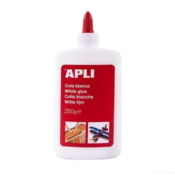 Główne zdjęcie produktu Hobby bílé lepidlo "Hobby glue", 250 g, APLI