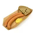 Następne zdjęcie produktu Hot dog EKO open, kraft, 250 x 60 x 40 mm, [50 szt.]