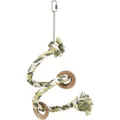 Huśtawka ze spiralnej liny bawełnianej 50 cm