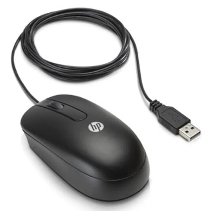 Główne zdjęcie produktu HP myš USB Laser Mouse, 1000DPI, laserový, 3tl., 1 kolečko, drátová USB, černá, Microsoft