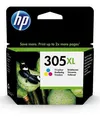 HP oryginalny ink / tusz 3YM63AE, HP 305XL, Tri-colour, HP 305XL, High yield, HP DeskJet 2300, 2710, 2720, Plus 4100