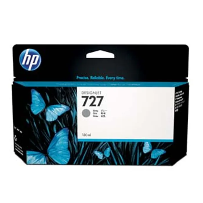 Główne zdjęcie produktu HP originální ink B3P24A, HP 727, gray, 130ml, HP DesignJet T1500, T2500, T920