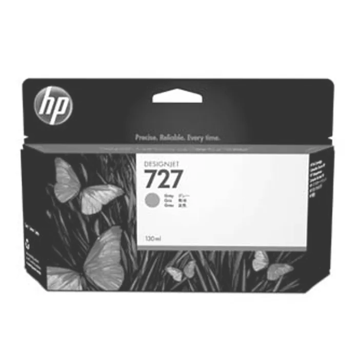 Główne zdjęcie produktu HP originální ink B3P24A, HP 727, gray, 130ml, HP DesignJet T1500, T2500, T920