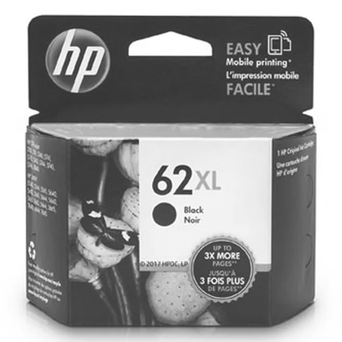 Główne zdjęcie produktu HP originální ink C2P05AE, HP 62XL, black, 600str., HP Envy 5540,5541,5542,5543,5544,5546