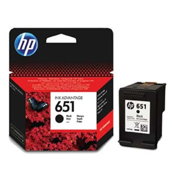 Główne zdjęcie produktu HP originální ink C2P10AE, HP 651, black, 600str., HP DeskJet IA 5645, 5575, Officejet 20