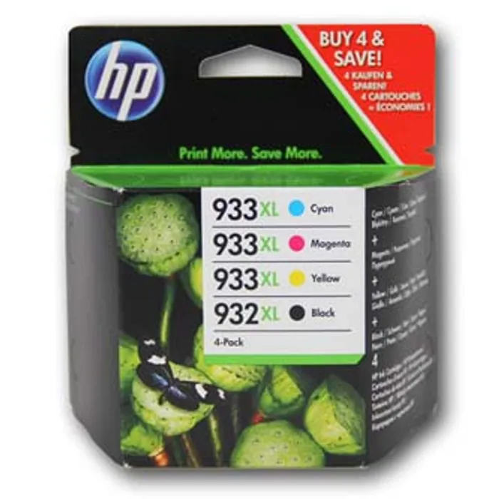 Główne zdjęcie produktu HP originální ink C2P42AE, HP 932XL/HP 933XL, cyan/magenta/yellow/black, 825/1000str., 4k
