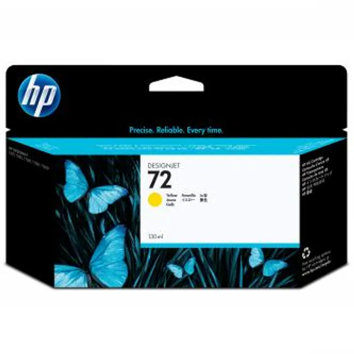 Główne zdjęcie produktu HP originální ink C9373A, HP 72, yellow, 130ml, HP Designjet T1100, T770