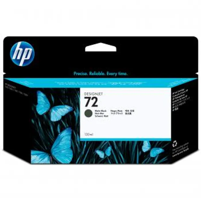 Główne zdjęcie produktu HP originální ink C9403A, HP 72, matte black, 130ml, HP Designjet T1100, T770
