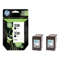 HP oryginalny ink / tusz CB331EE, HP 338, black, 900 (2x450)s, 2x11ml, HP 2-pack +  paper 2-Pack, C8765EE, PSC-1610, OJ-6210, Desk