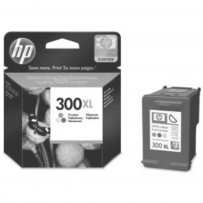 Główne zdjęcie produktu HP originální ink CC644EE, HP 300XL, color, 440str., 11ml, HP DeskJet D2560, F4280, F4500