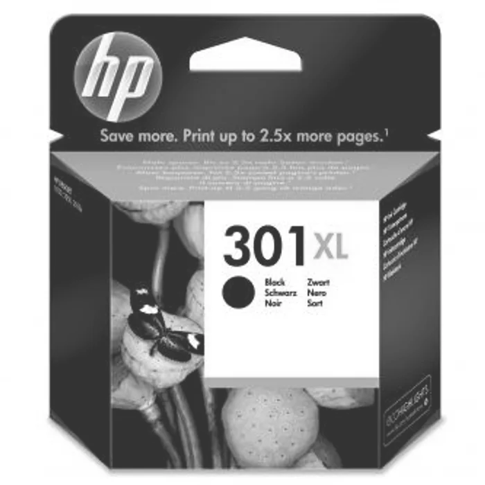 Główne zdjęcie produktu HP originální ink CH563EE, HP 301XL, black, 480str., HP HP Deskjet 1000, 1050, 2050, 3000