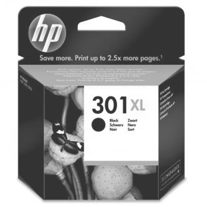 Główne zdjęcie produktu HP originální ink CH563EE, HP 301XL, black, blistr, 480str., HP HP Deskjet 1000, 1050, 20