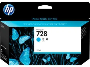 HP oryginalny ink / tusz F9J67A, HP 728, cyan, 130ml, HP DesignJet T730, DesignJet T830, DesignJet T830 MFP