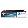 HP oryginalny ink / tusz L0R13A, HP 981Y, cyan, 16000s, 185ml, extra duża pojemność, HP PageWide MFP E58650, 556, Flow 586