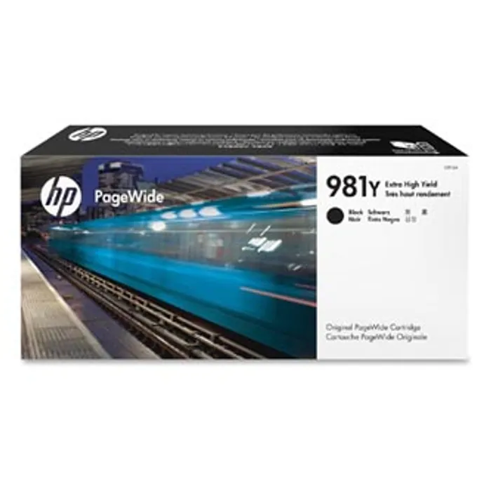 Główne zdjęcie produktu HP originální ink L0R16A, HP 981Y, black, 20000str., 343.5ml, extra high capacity, HP Pag