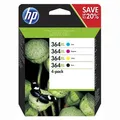 Oryginalny atrament HP N9J74AE, HP 364XL Combo pack, CMYK, HP Photosmart C5393, Plus B209, Pre