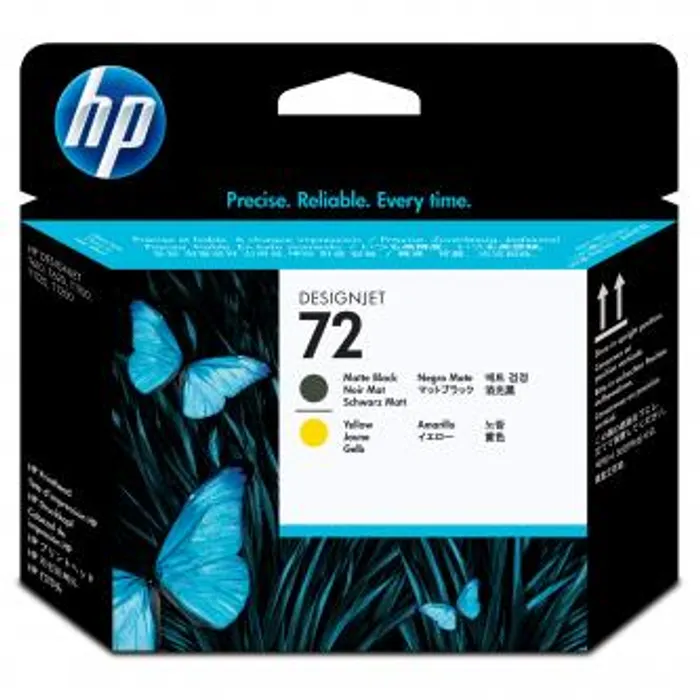 Główne zdjęcie produktu HP originální tisková hlava C9384A, HP 72, matte black/yellow, HP Designjet T1100, T770