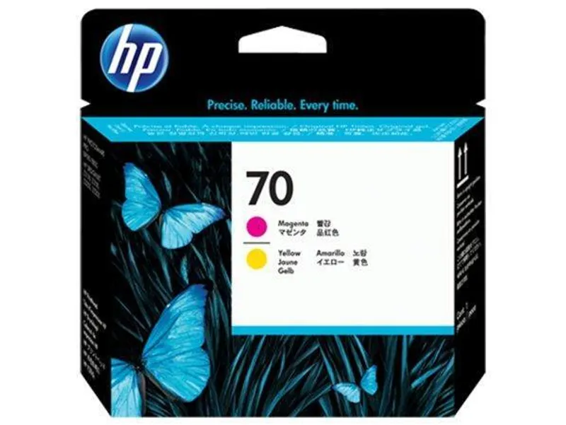 Główne zdjęcie produktu HP originální tisková hlava C9406A, HP 70, magenta/yellow, HP Photosmart Pro B9180, Desig