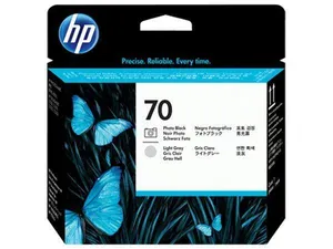 HP oryginalny głowica drukująca C9407A, HP 70, photo black/light grey, HP Photosmart Pro B9180, Designjet Z2100, Z3100