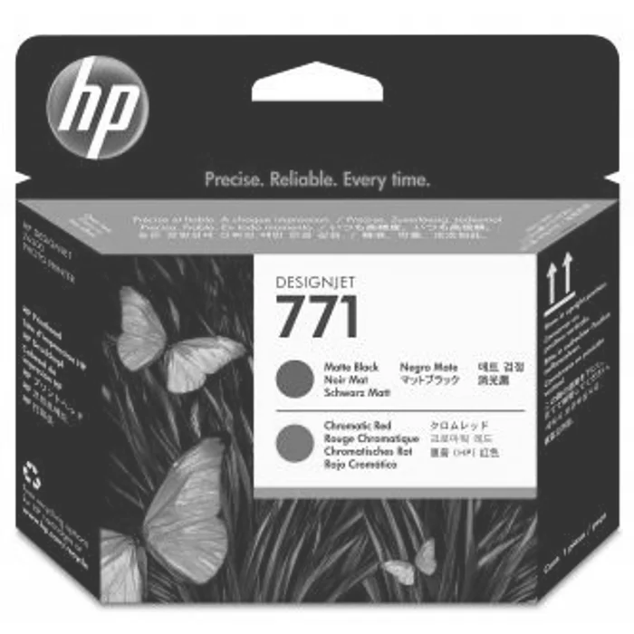 Główne zdjęcie produktu HP originální tisková hlava CE017A, HP 771, matte black/chromatic red, HP HP Designjet Z6