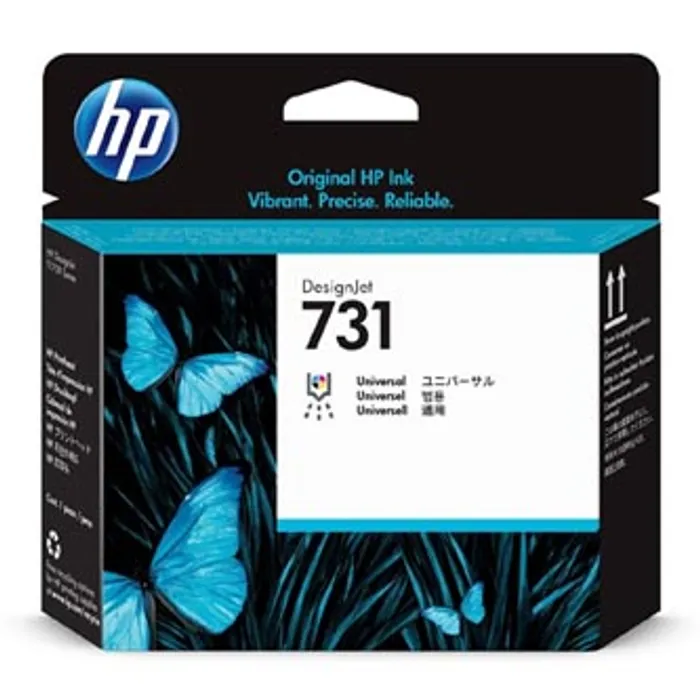Główne zdjęcie produktu HP originální tisková hlava P2V27A, HP 731, black, 1ks, HP pro DesignJet T1700, T1700 Pos