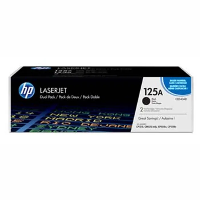 Główne zdjęcie produktu HP originální toner CB540AD, black, 2200str., HP 125A, HP Color LaserJet CP1215, 1515, 15
