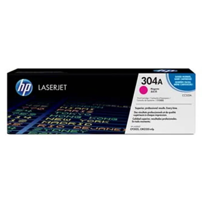 Główne zdjęcie produktu HP originální toner CC533A, magenta, 2800str., HP 304A, HP Color LaserJet CP2025, CM2320,