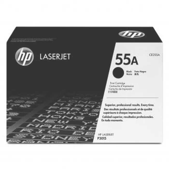 Główne zdjęcie produktu HP originální toner CE255A, black, 6000str., HP 55A, HP LaserJet P3015, LaserJet Pro 500