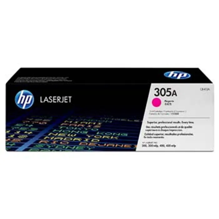 Główne zdjęcie produktu HP originální toner CE413A, magenta, 2600str., HP 305A, HP Color LaserJet Pro M375NW, Pro