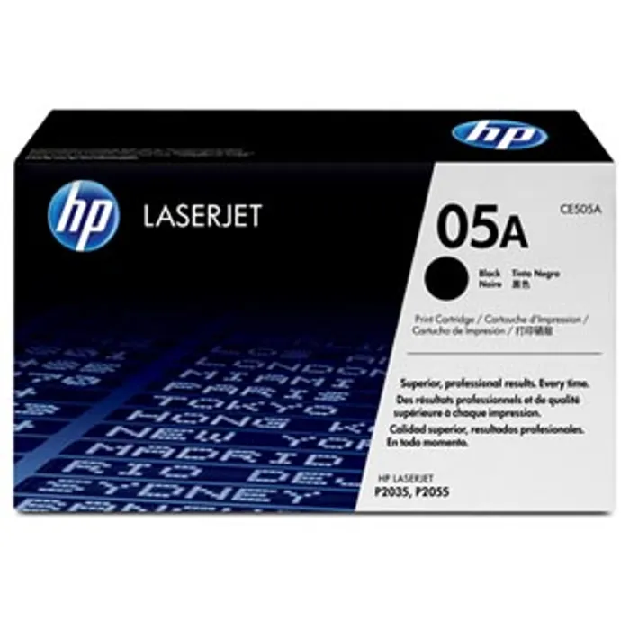 Główne zdjęcie produktu HP originální toner CE505A, black, 2300str., HP 05A, HP LaserJet P2035, 2055, O