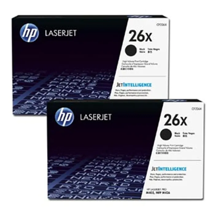 Główne zdjęcie produktu HP originální toner CF226XD, black, 18000 (2x9000)str., HP 26X, high capacity, HP LaserJe