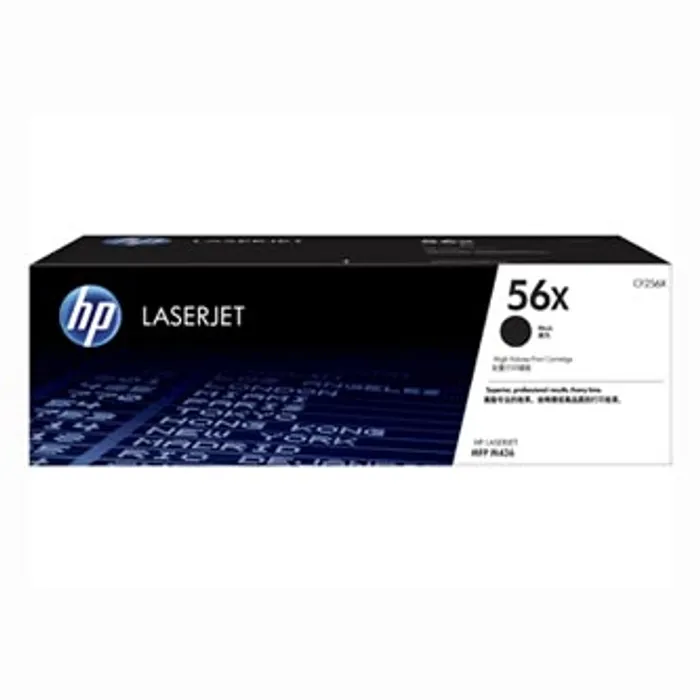 Główne zdjęcie produktu HP originální toner CF256X, black, 12300str., HP 56X, High capacity, HP LaserJet MFP M436