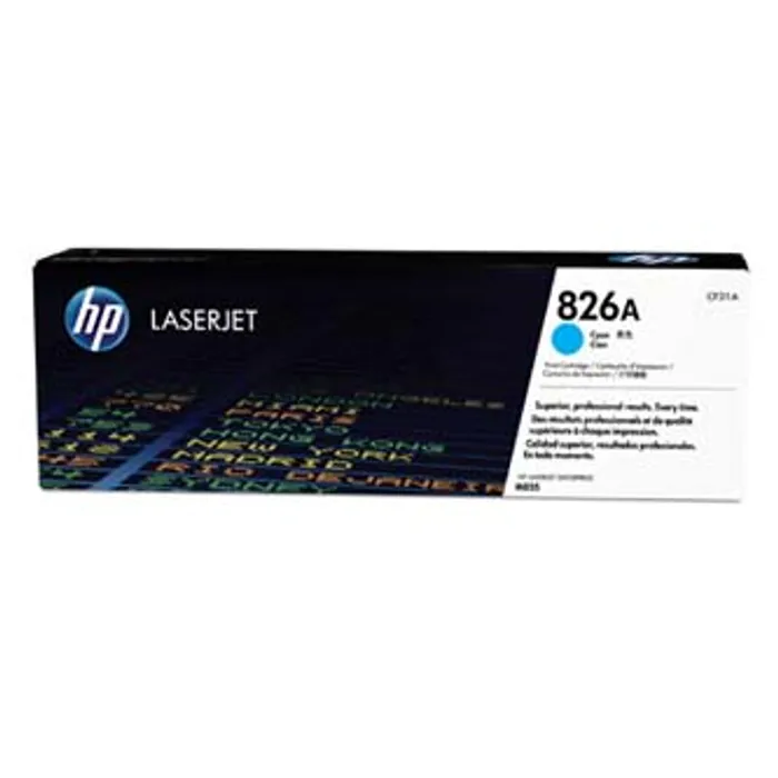 Główne zdjęcie produktu HP originální toner CF311A, cyan, 31500str., HP 826A, HP Color LaserJet Enterprise M855dn