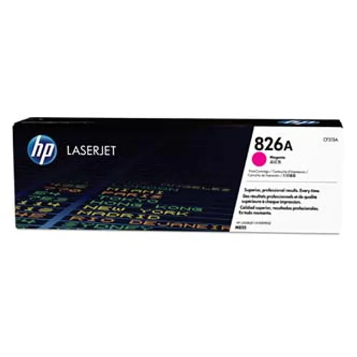 Główne zdjęcie produktu HP originální toner CF313A, magenta, 31500str., HP 826A, HP Color LaserJet Enterprise M85