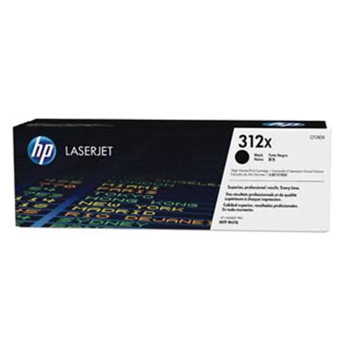Główne zdjęcie produktu HP originální toner CF380X, black, 4400str., HP 312X, HP Color LaserJet Pro MFP M476dn, M